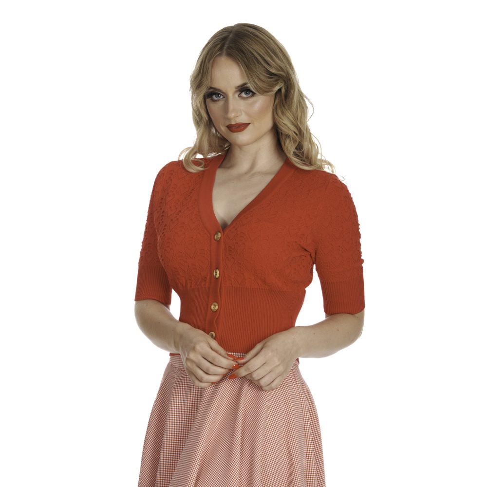 Banned - Love Heart Cardigan - Red